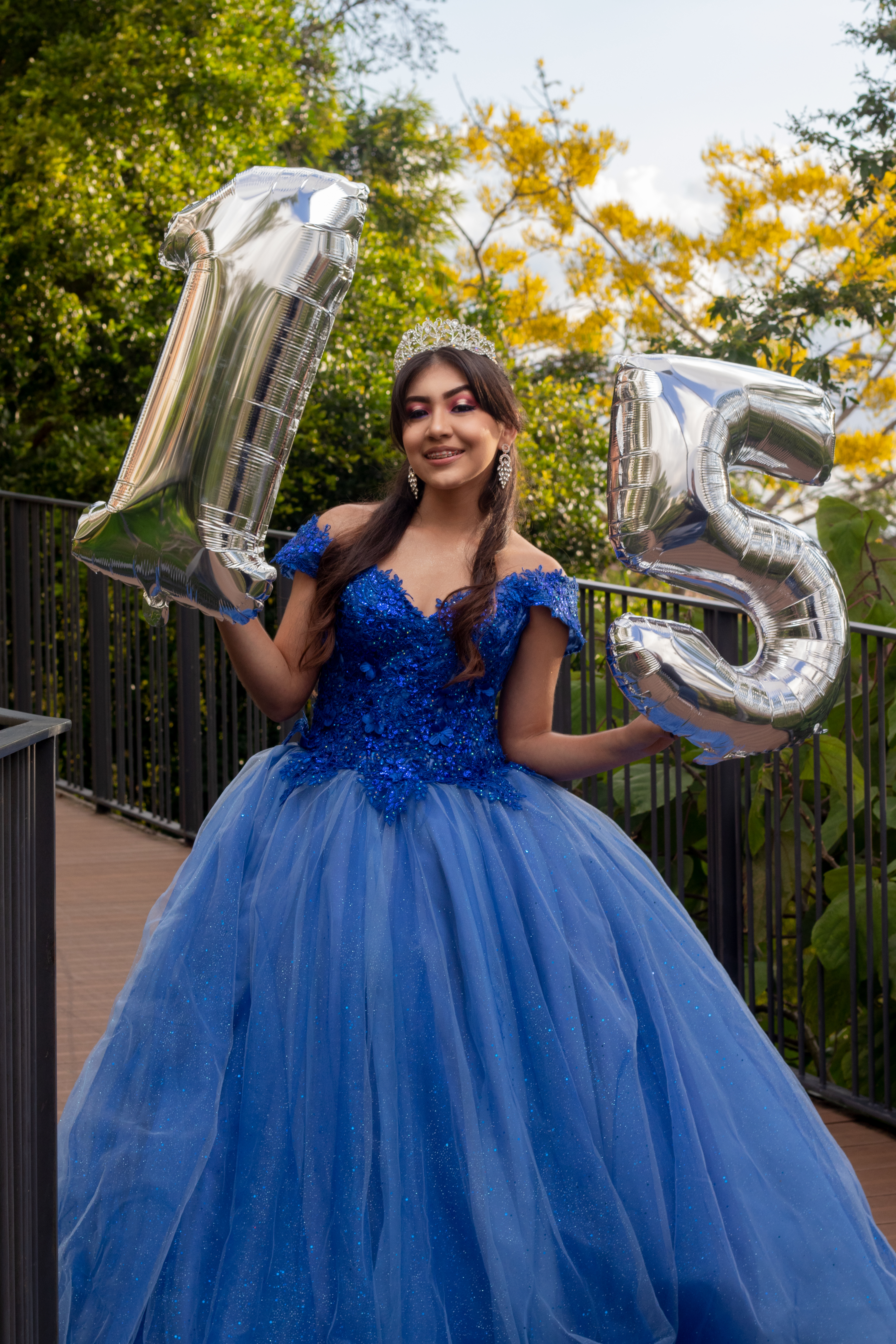 Quinceañera portrait — candid moment