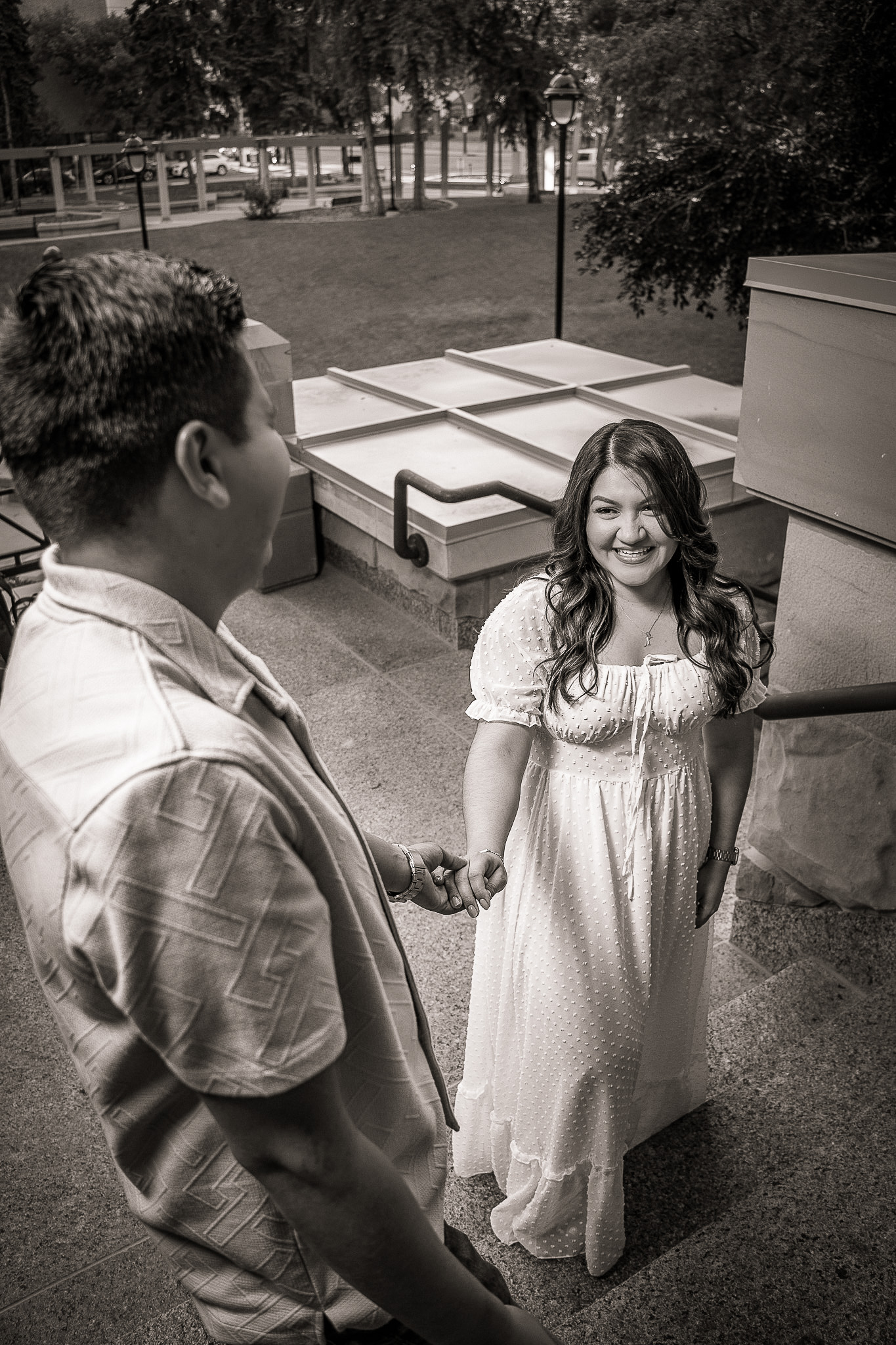 Pre-wedding session — romantic moment