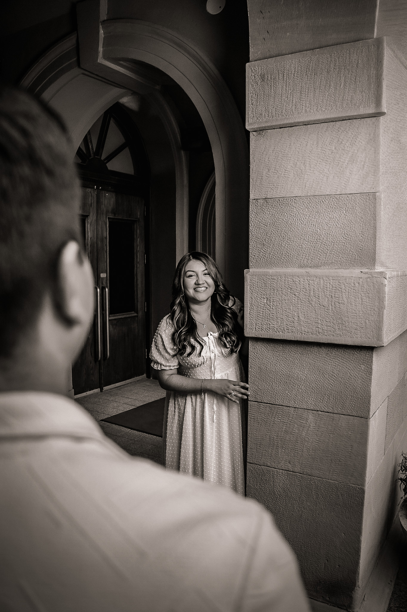 Pre-wedding session — couple at golden hour